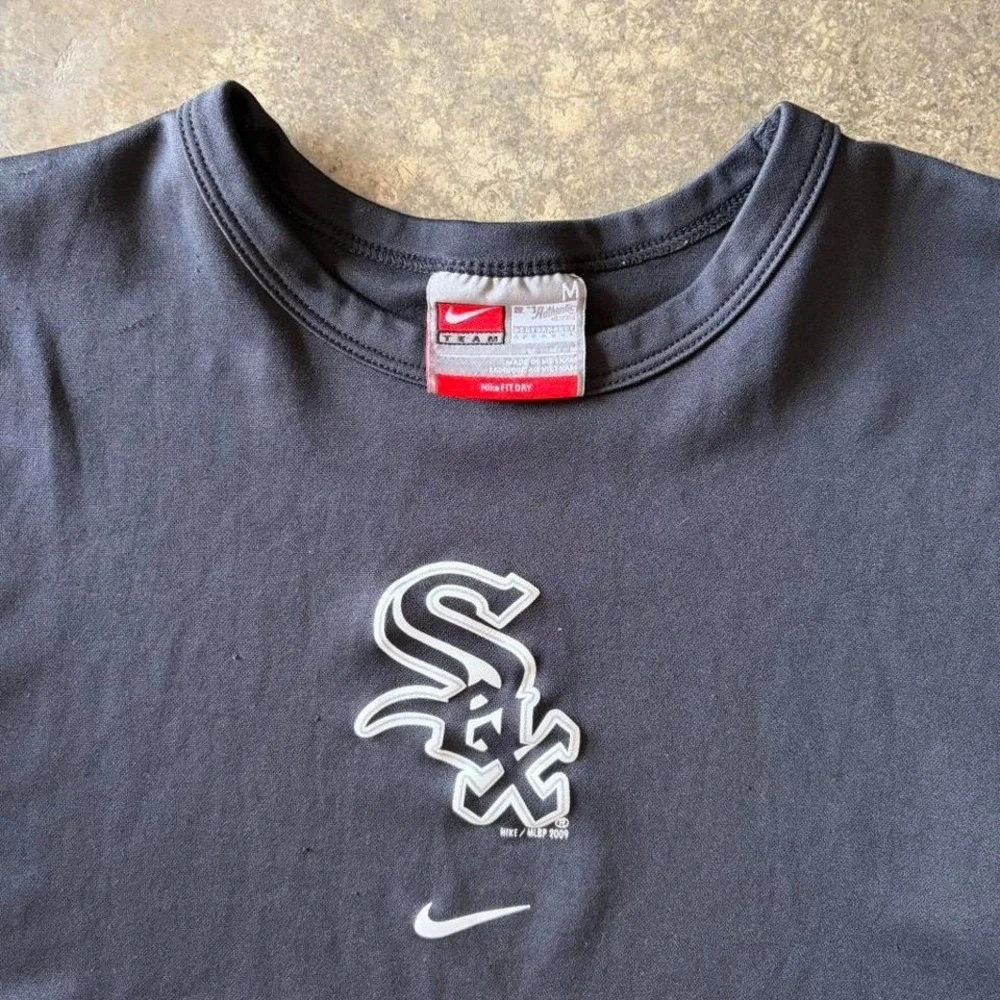 2000s nike white‎ sox jersey